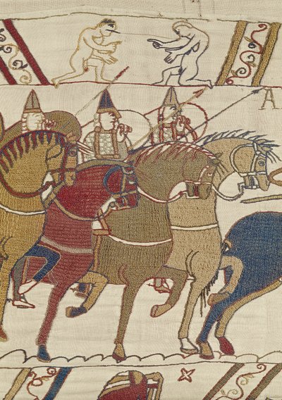 I Normanni partono da Hastings per attaccare Harold, Arazzo di Bayeux da Unbekannt Unbekannt